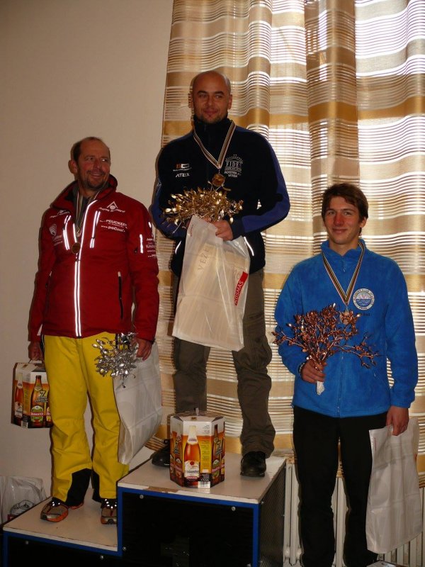 Men winners - Christoff Wandratsch, Rostislav Vitek and Petr Slajs, photo courtesy Jana Navratilova