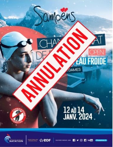CANCELLED - Championnat de France de Nage en Eau Froide logo
