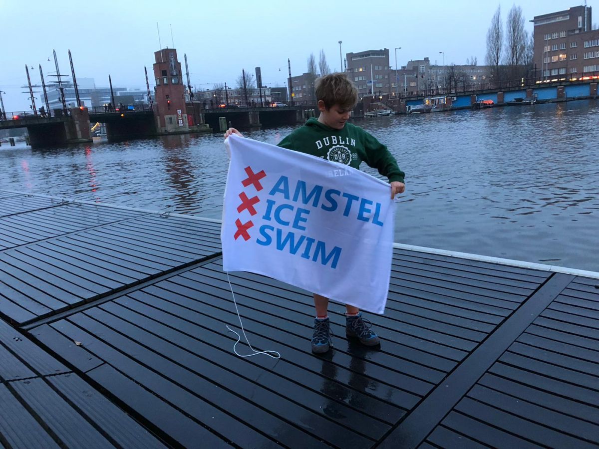 Amstel Ice Swim Flag