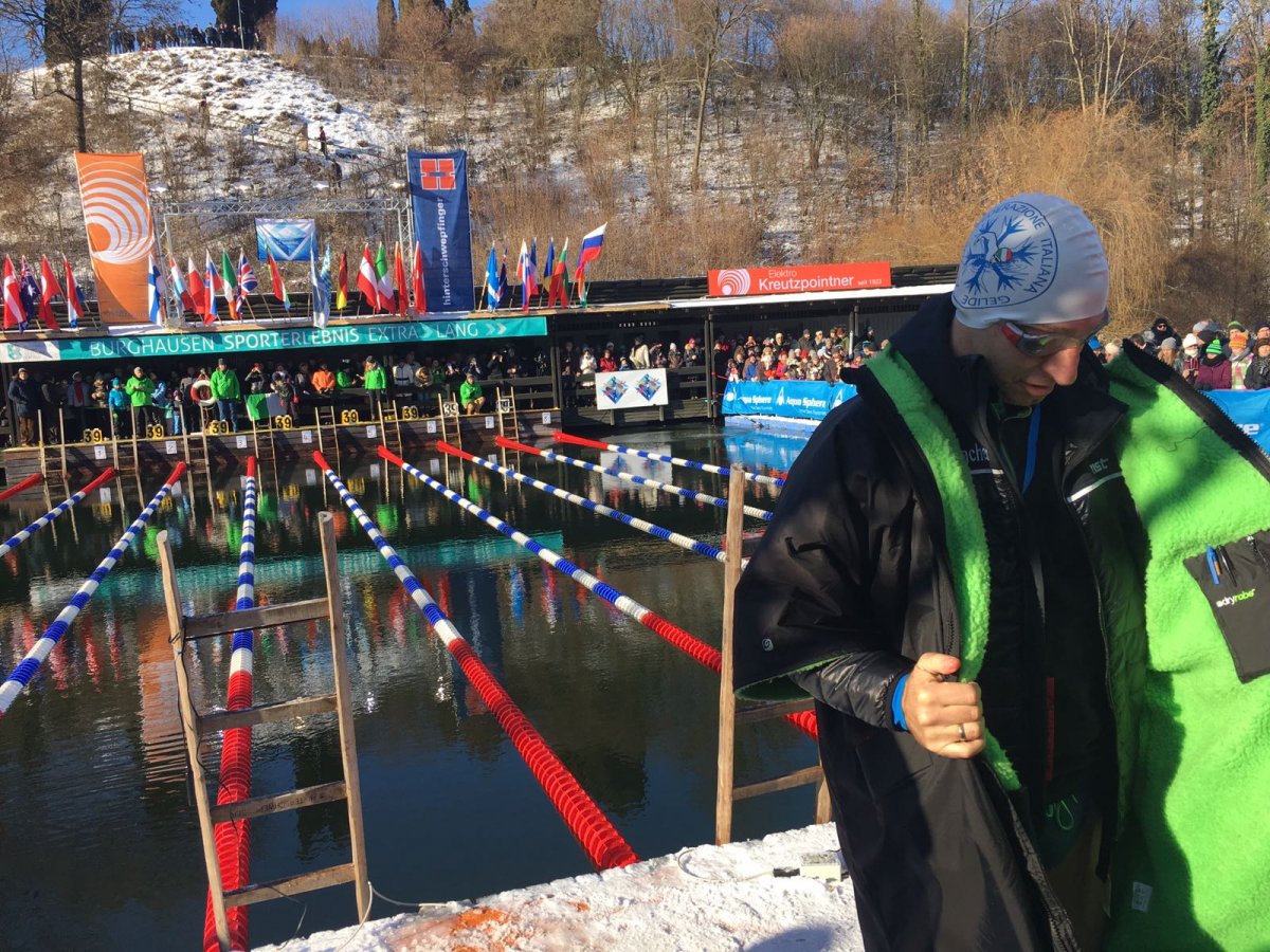 Before the Ice km at WC in Burghausen, 2017