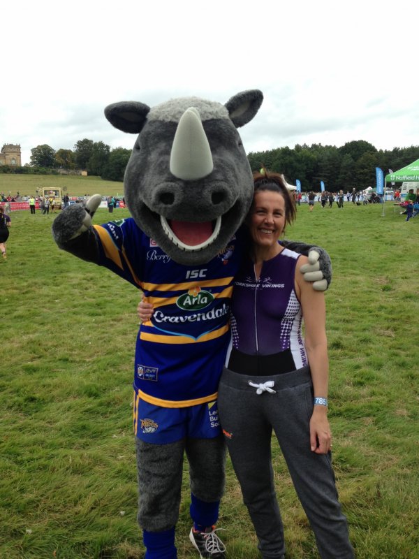 Me and ronni rhino iam a leeds rugby supporter